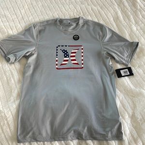 Grey Hurley rash guard
